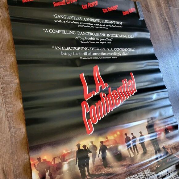 L.A. CONFIDENTIAL (1997) ORIGINAL MOVIE POSTER 27X40 Russel Crowe Danny Devito - Picture 2 of 8